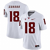 Washington State Cougars 18 Anthony Gordon White College Football Jersey Dzhi,baseball caps,new era cap wholesale,wholesale hats